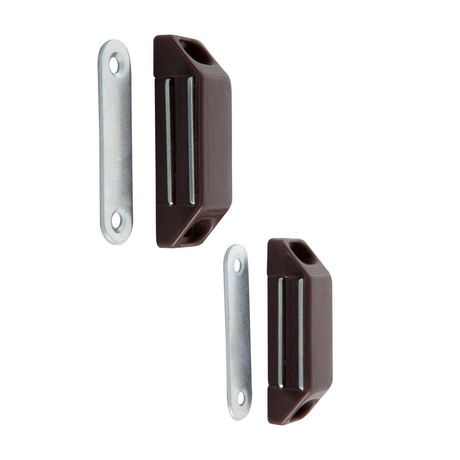 IMAN P/PUERTA 58x15mm. COLORES VARIOS (BLANCO NEGRO Y MARRON )
