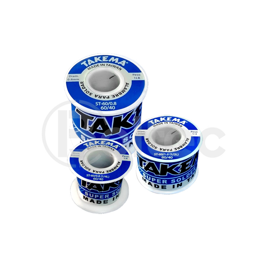 ESTAÑO TAKEMA PARA SOLDAR CINTA LED X ROLLO
