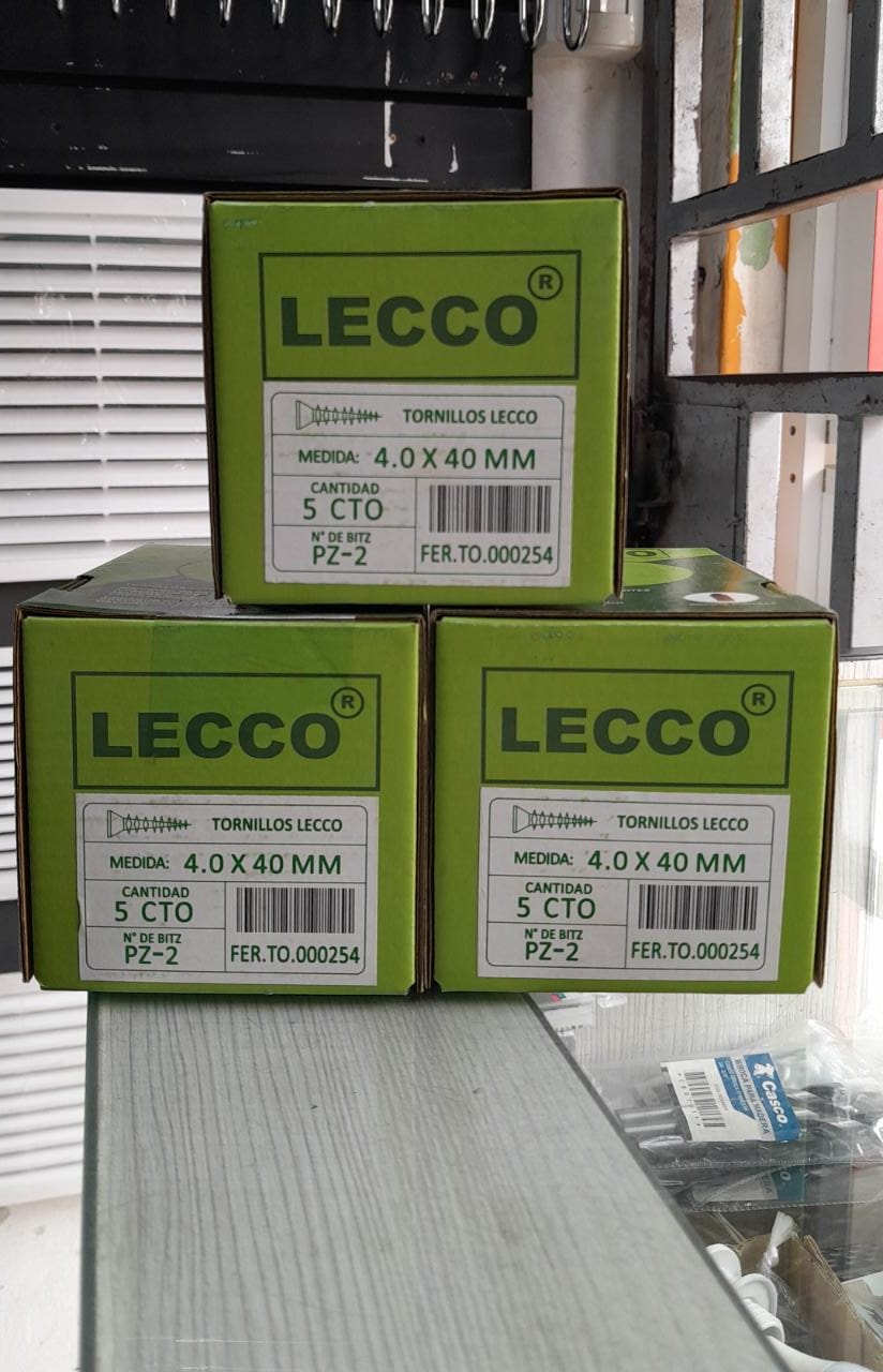 TORNILLOS LECCO 4X4 X CAJA
