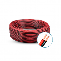 CABLE BICOLOR 2X22 PARA CINTA DE 120 LED X MT. (65)