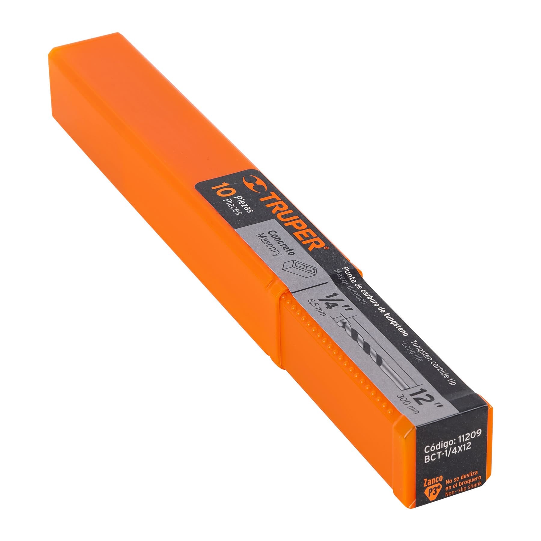 BROCA CONCRETO TRUPER SIMPLE DE 3/8 X UND.