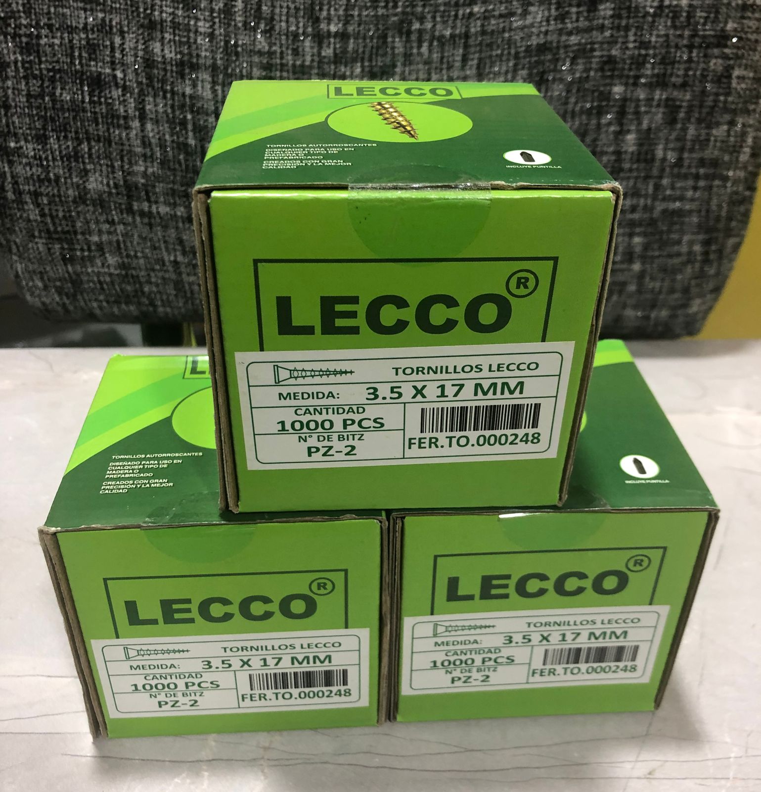 TORNILLO LECCO 3.5 X 17 X CAJA