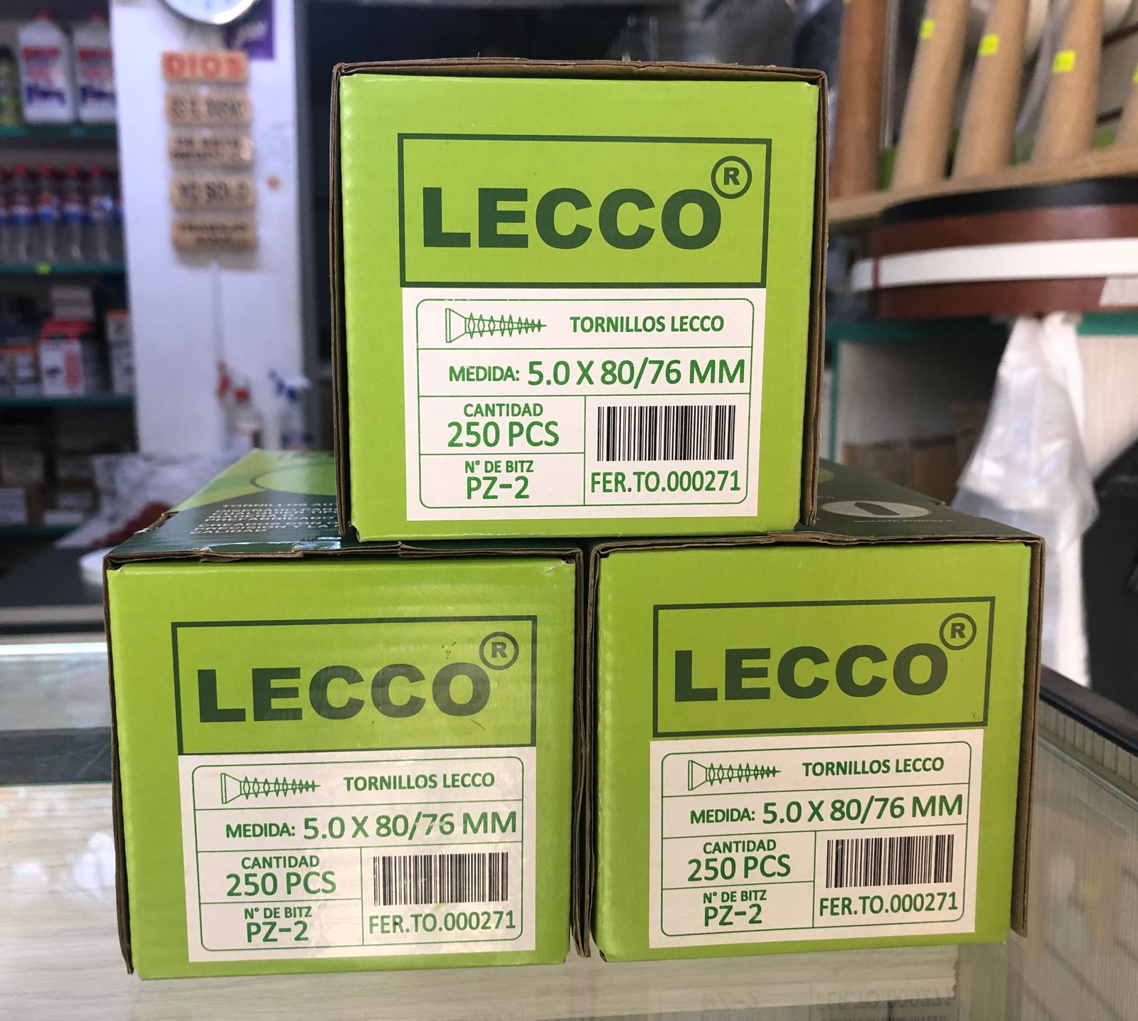 TORNILLO LECCO 5X8 X CAJA
