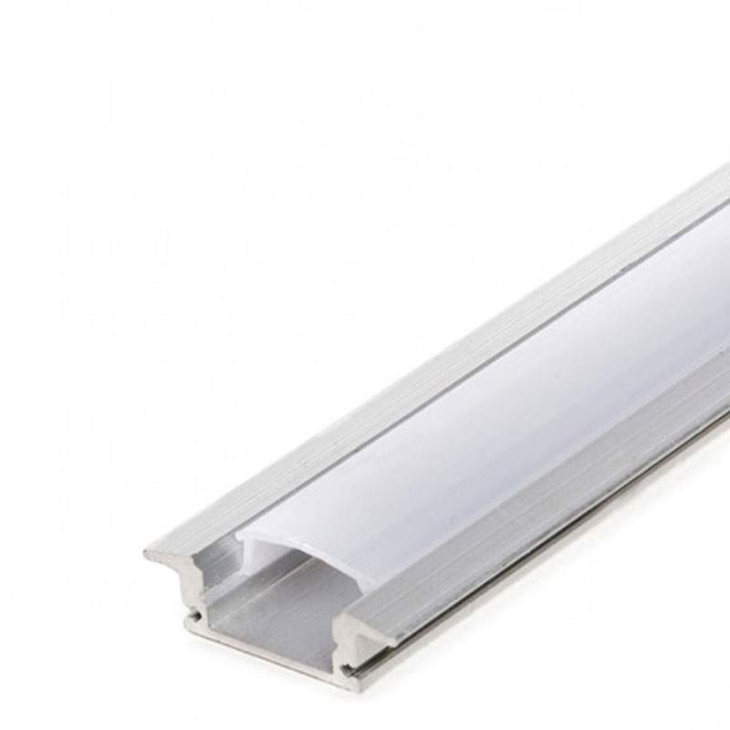 PERFIL EMPOTRADO P/ CINTA LED X 2MT