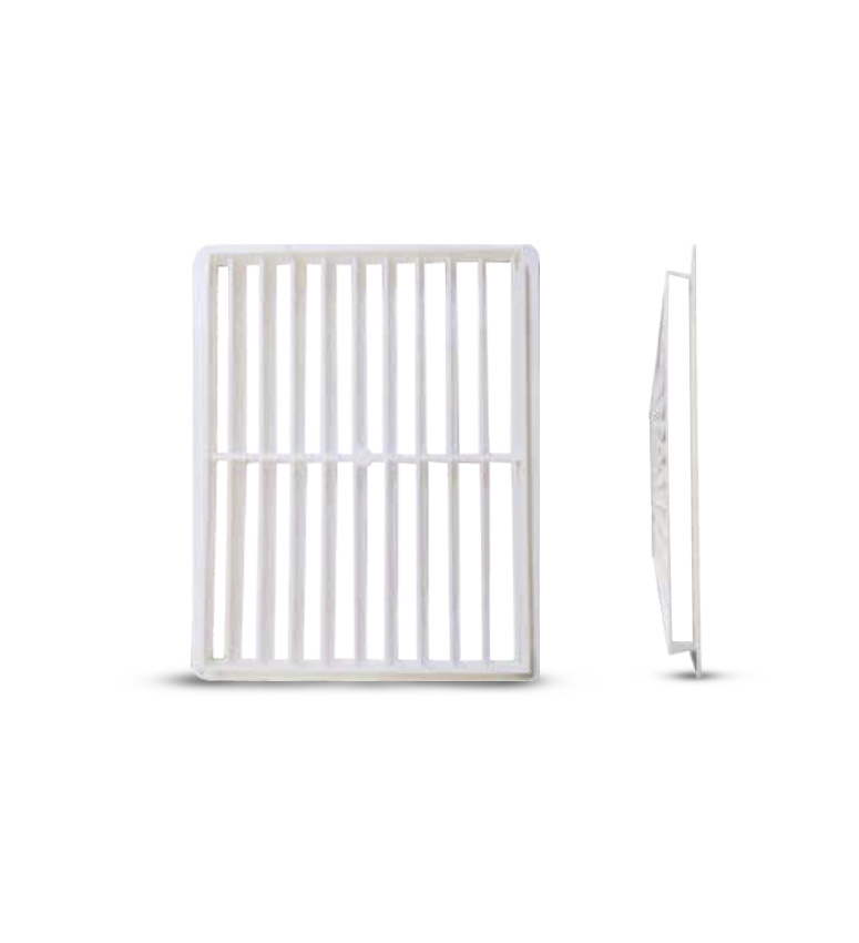 REJILLA BLANCA PVC DE 20X25 X UND.