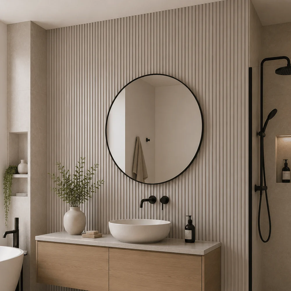 Wall Panel Taupe PVC 17 x 2.9 x und